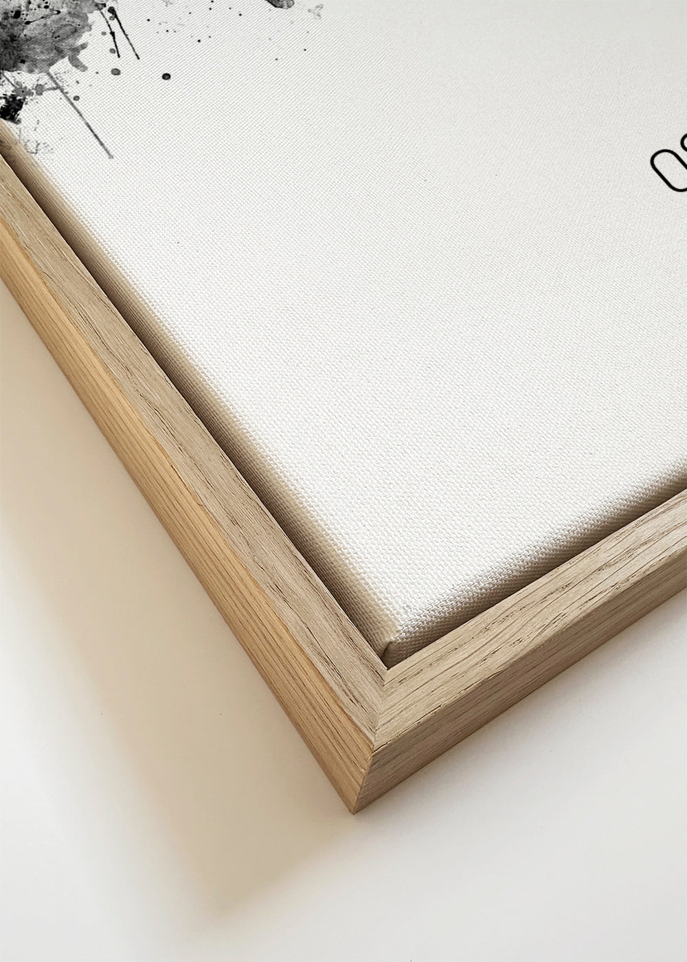 Oslo Skyline black and white