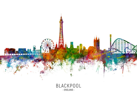 Blackpool Skyline multicolor