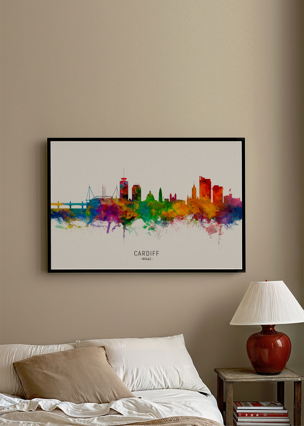 Cardiff Skyline multicolor