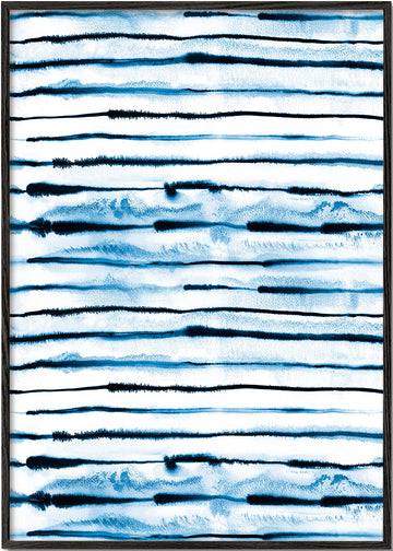 Indigo Electric Ink Stripes