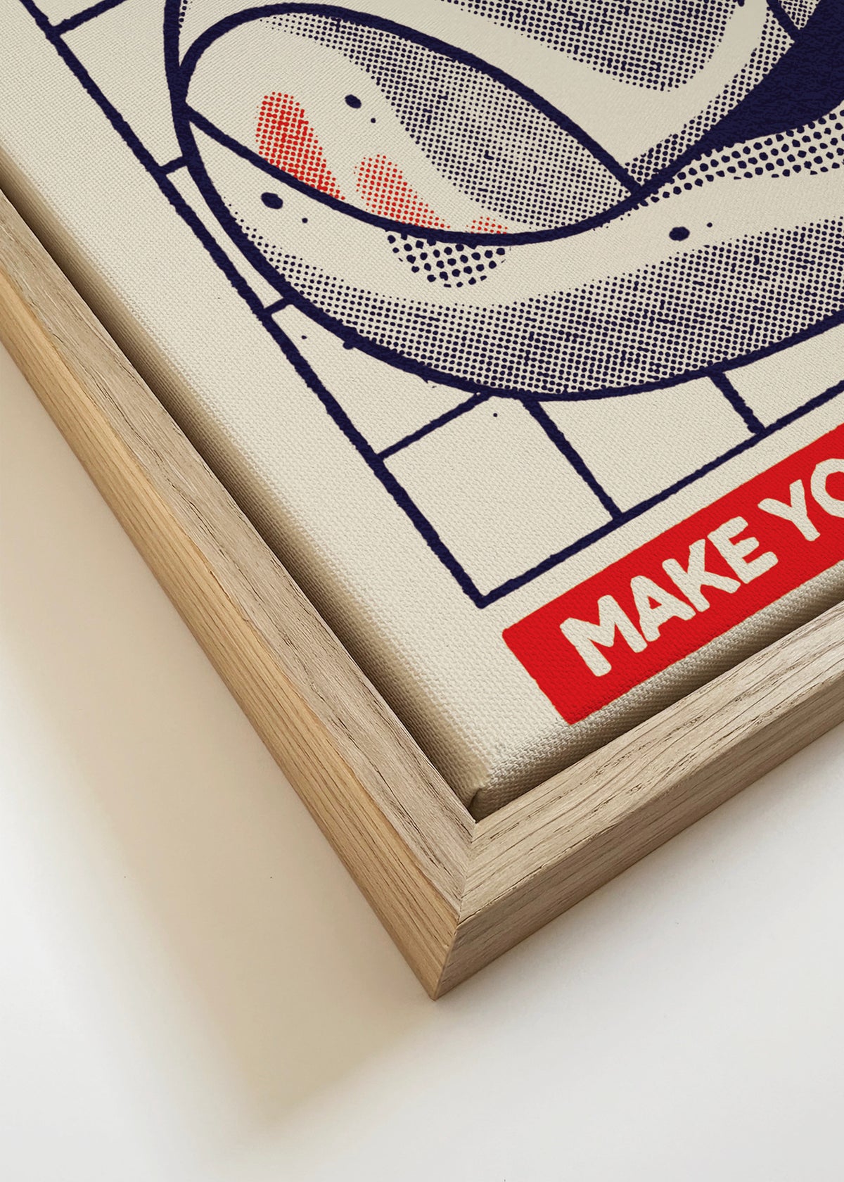 Dreamin About Sushi - Framed canvas detail