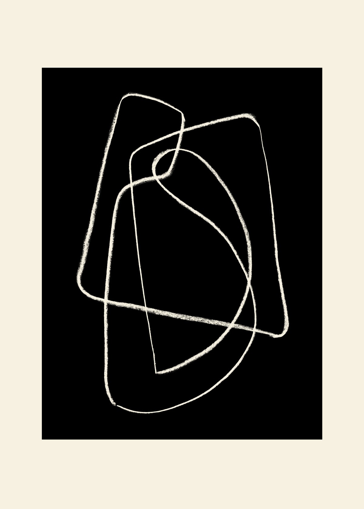 Pencil scribble Nº6 - Unframed art print