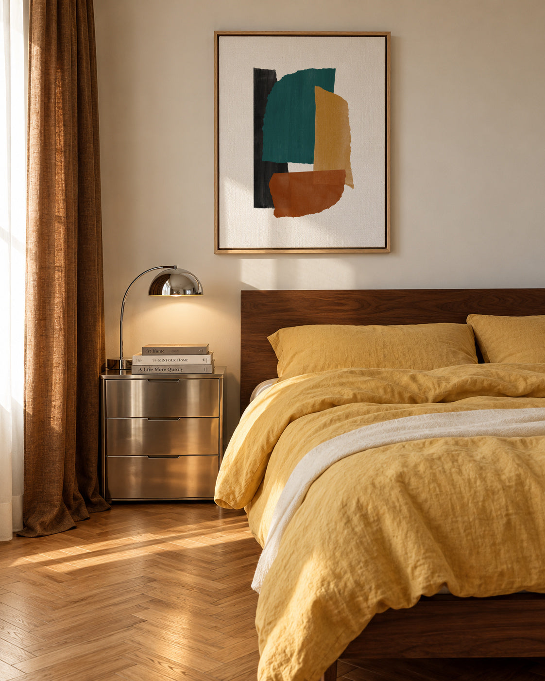 Fragments Nº1 - Framed canvas in an interior