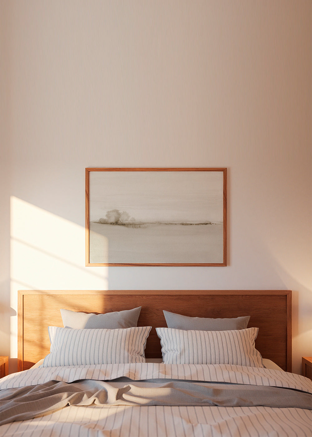 Watercolor landscape N 50 Sepia