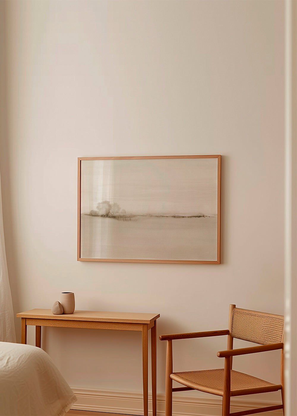 Watercolor landscape N 50 Sepia