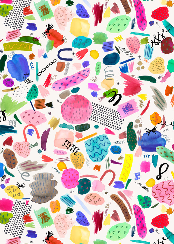 Abstract Scribbles Multi 2