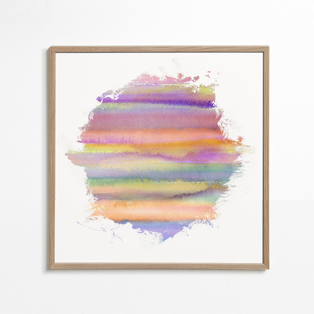 Watercolor Brushstroke Dot Gradient Cuadradas 2