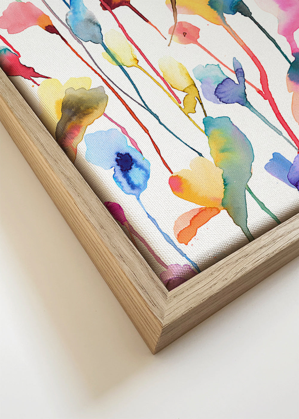 Wild Rustic Flowers Colorful