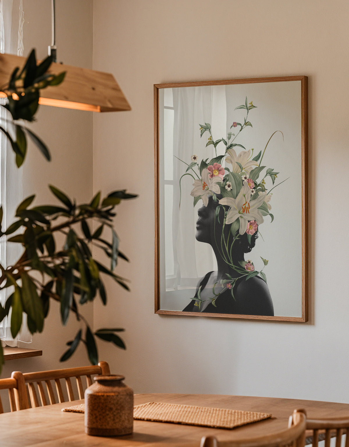 Lily flower - Framed poster detail
