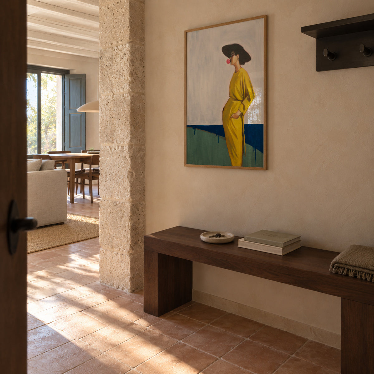 1993 - Framed poster in an interior