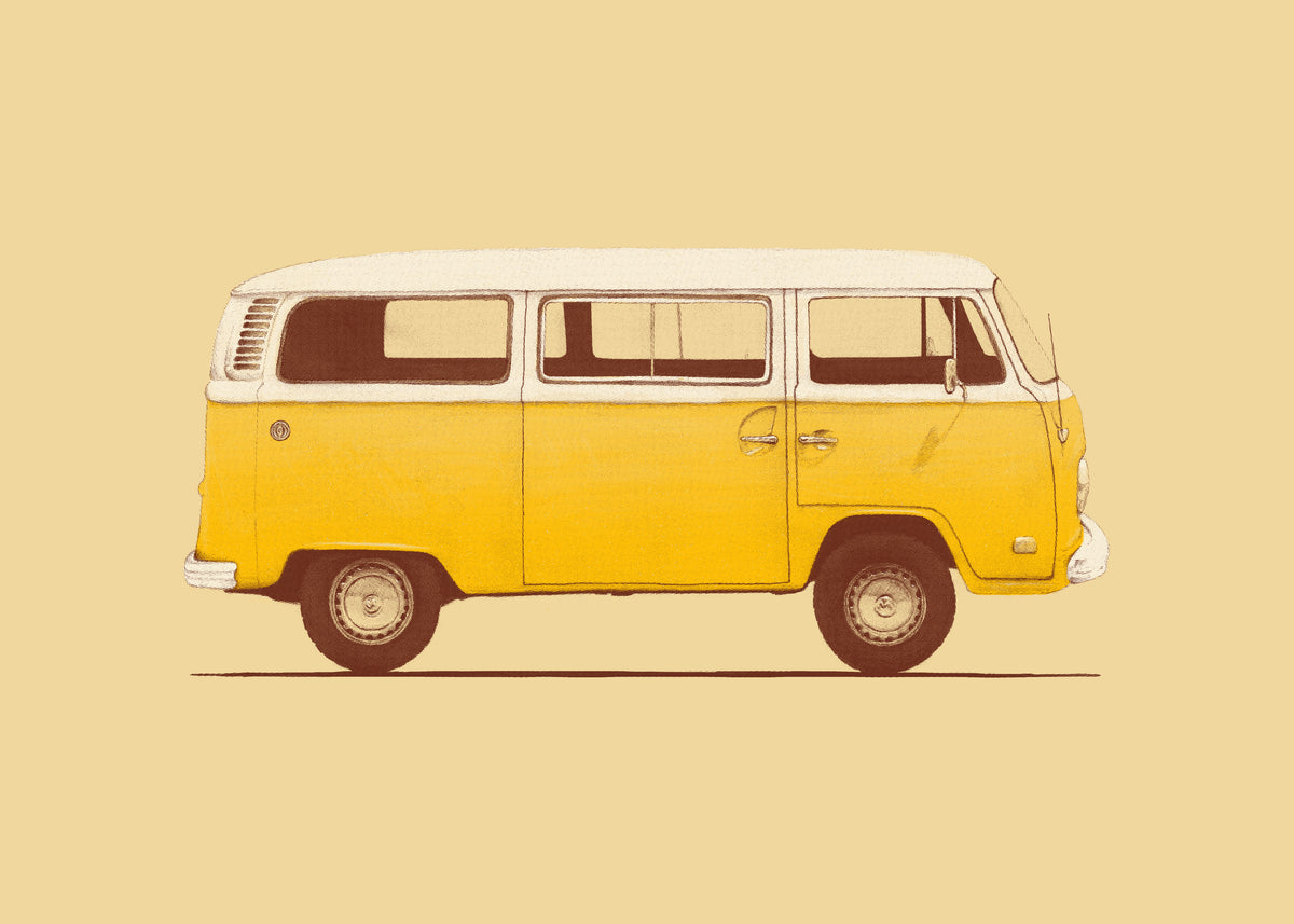 Yellow Van - Unframed art print