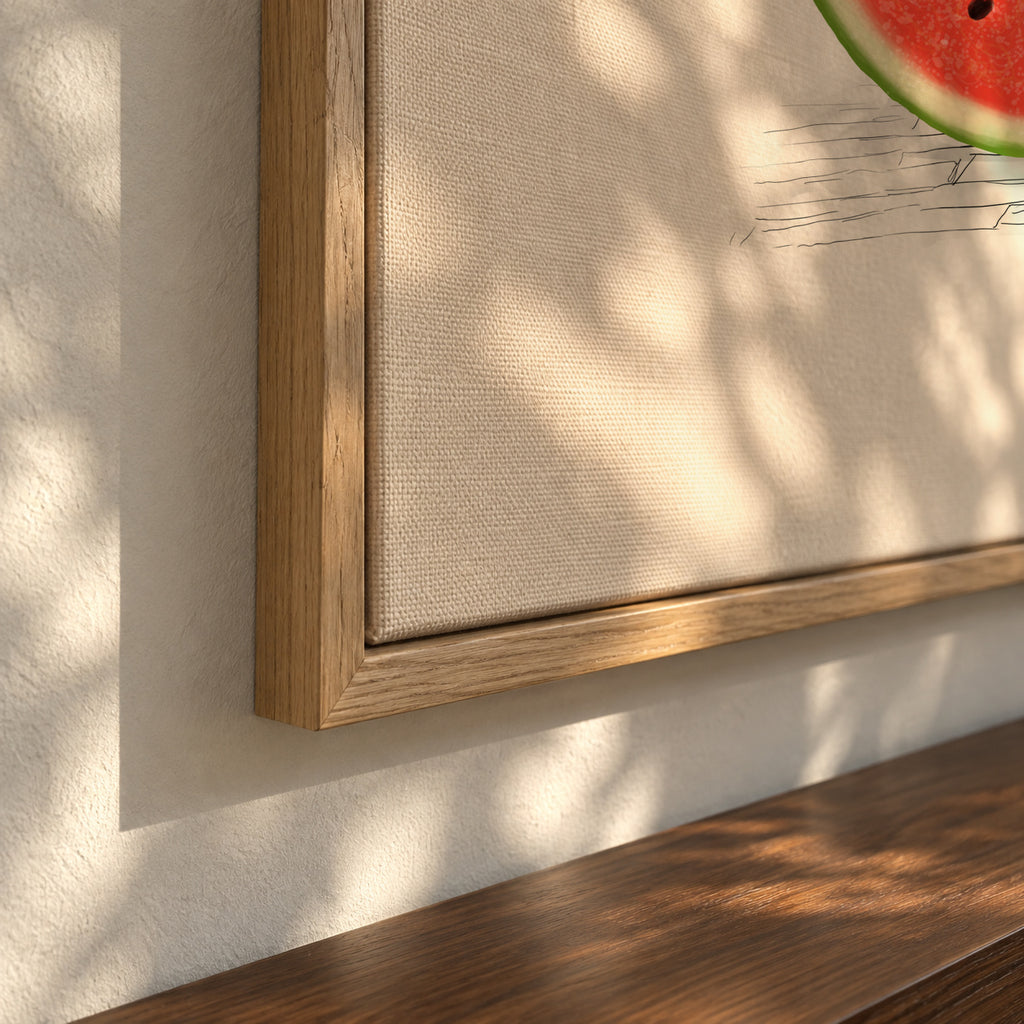 Juicy - Framed canvas detail