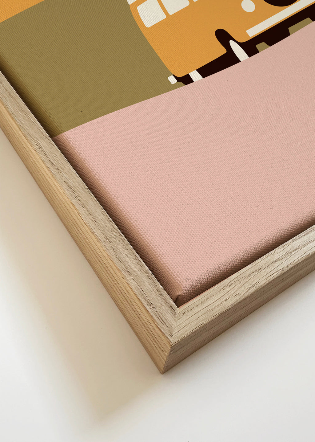Van - Minimal - Framed canvas detail