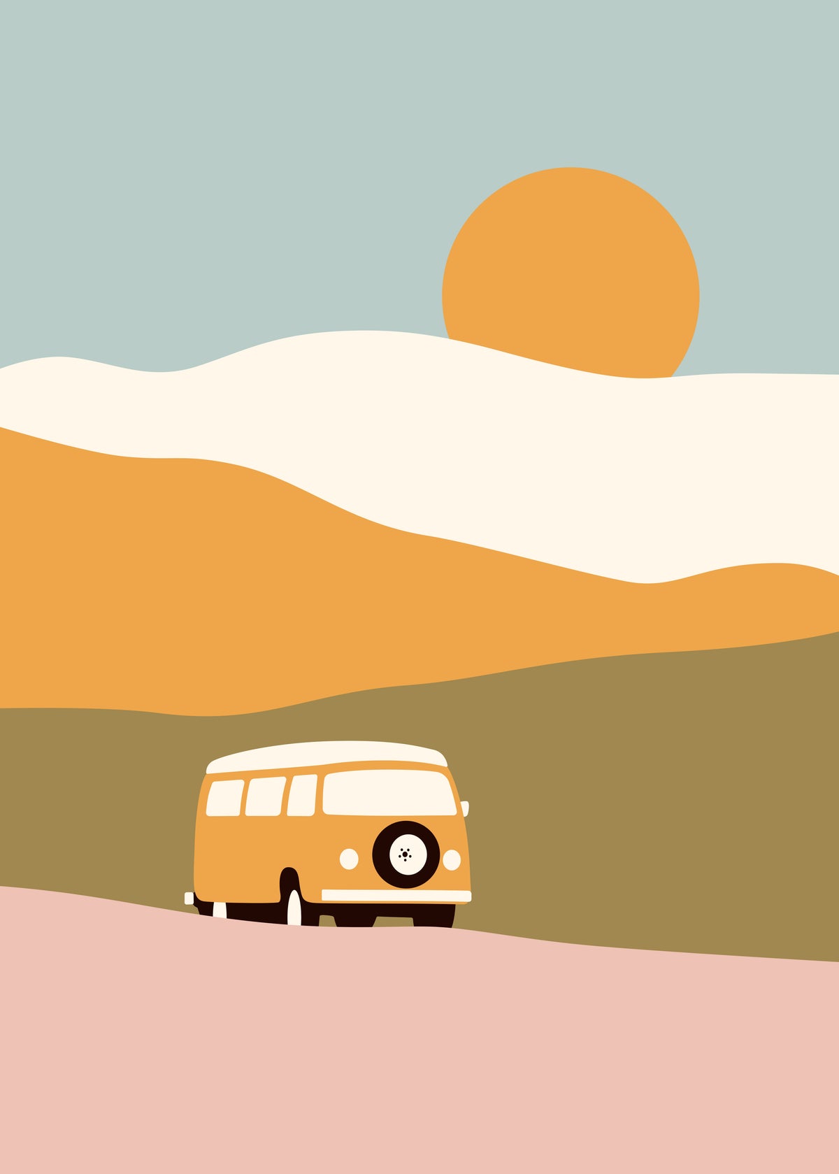 Van - Minimal - Unframed art print