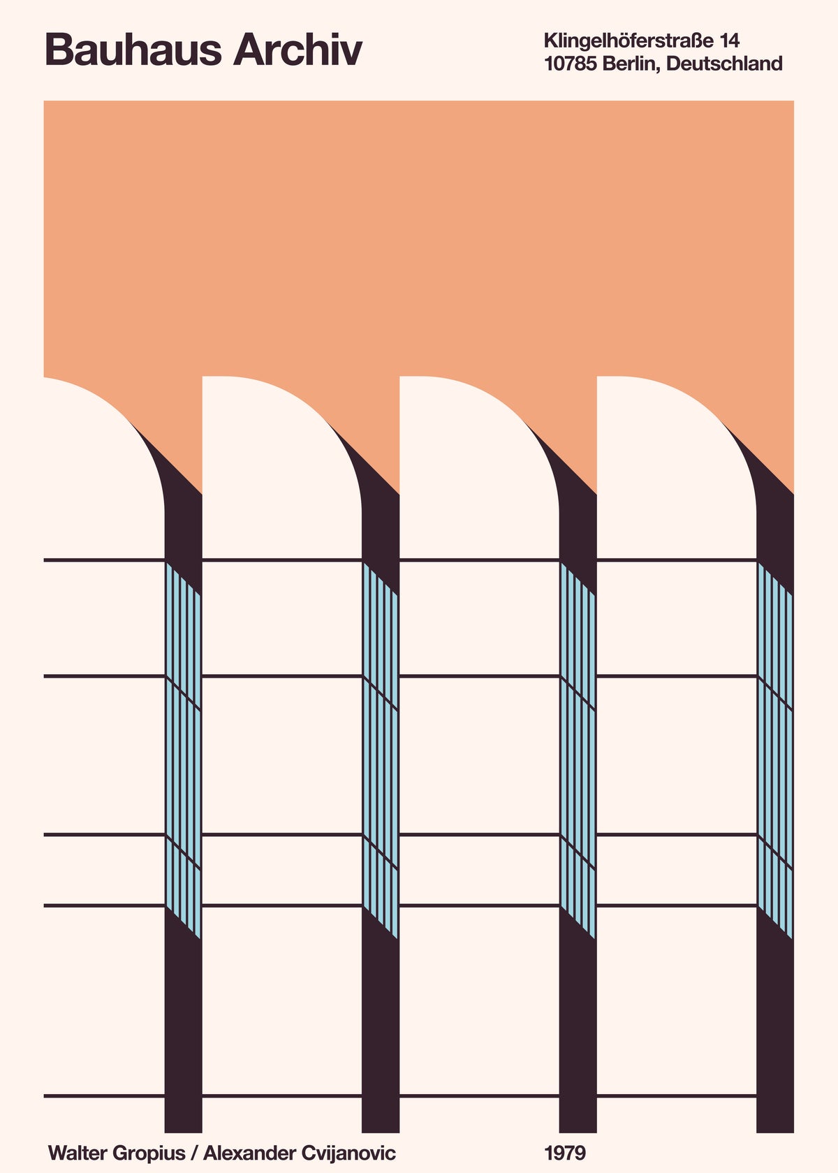 Bauhaus - Archiv Berlin - Unframed art print