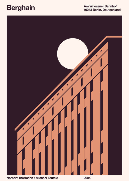 Berghain - Night - Unframed art print
