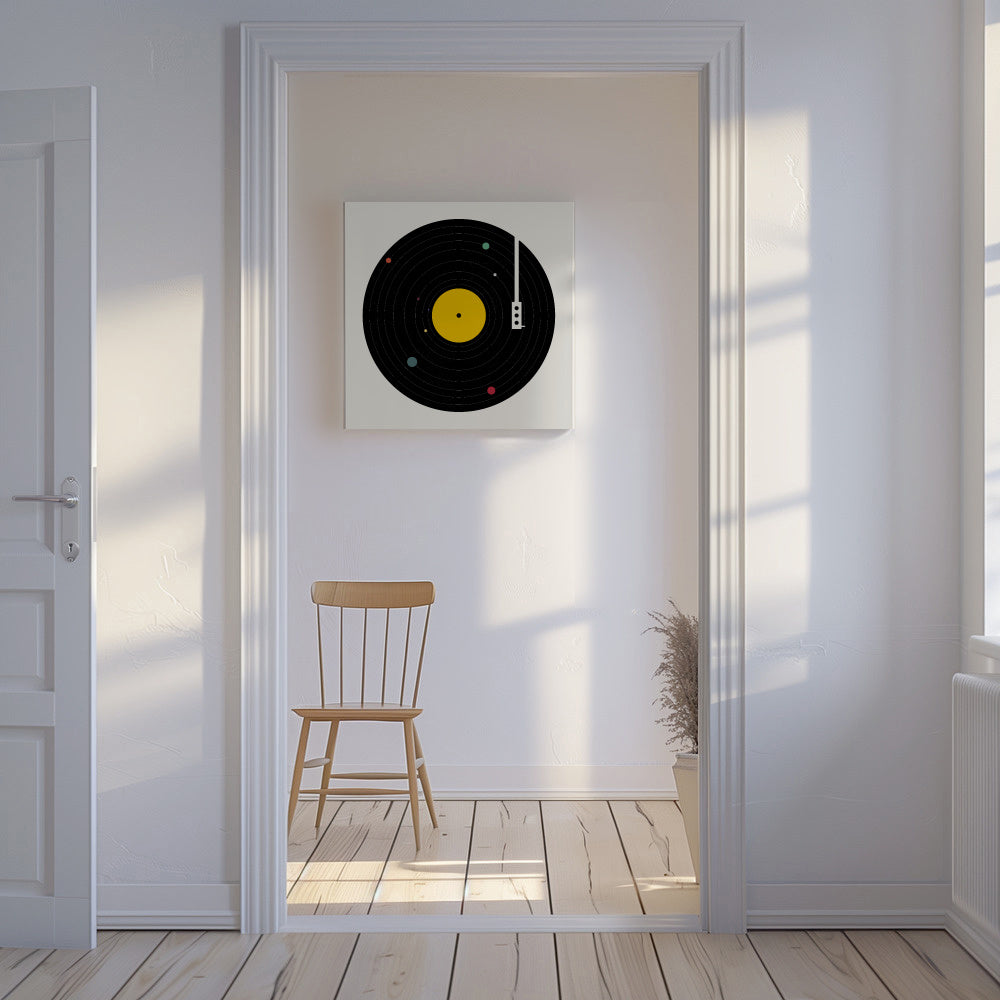 Music Everywhere - Unframed canvas in an interior