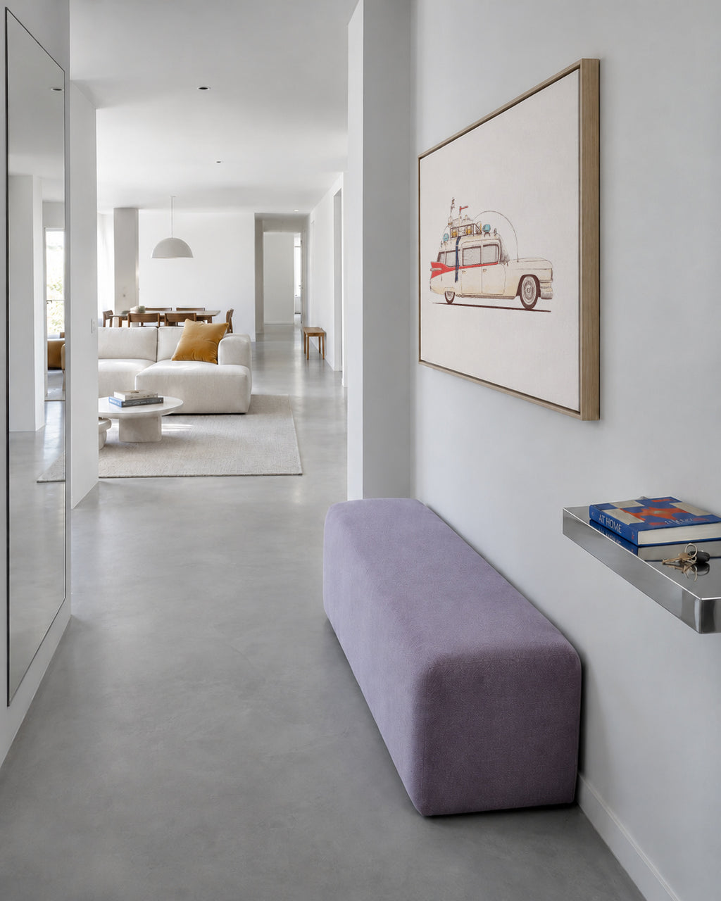 The anti ghost car - Framed canvas in an interior