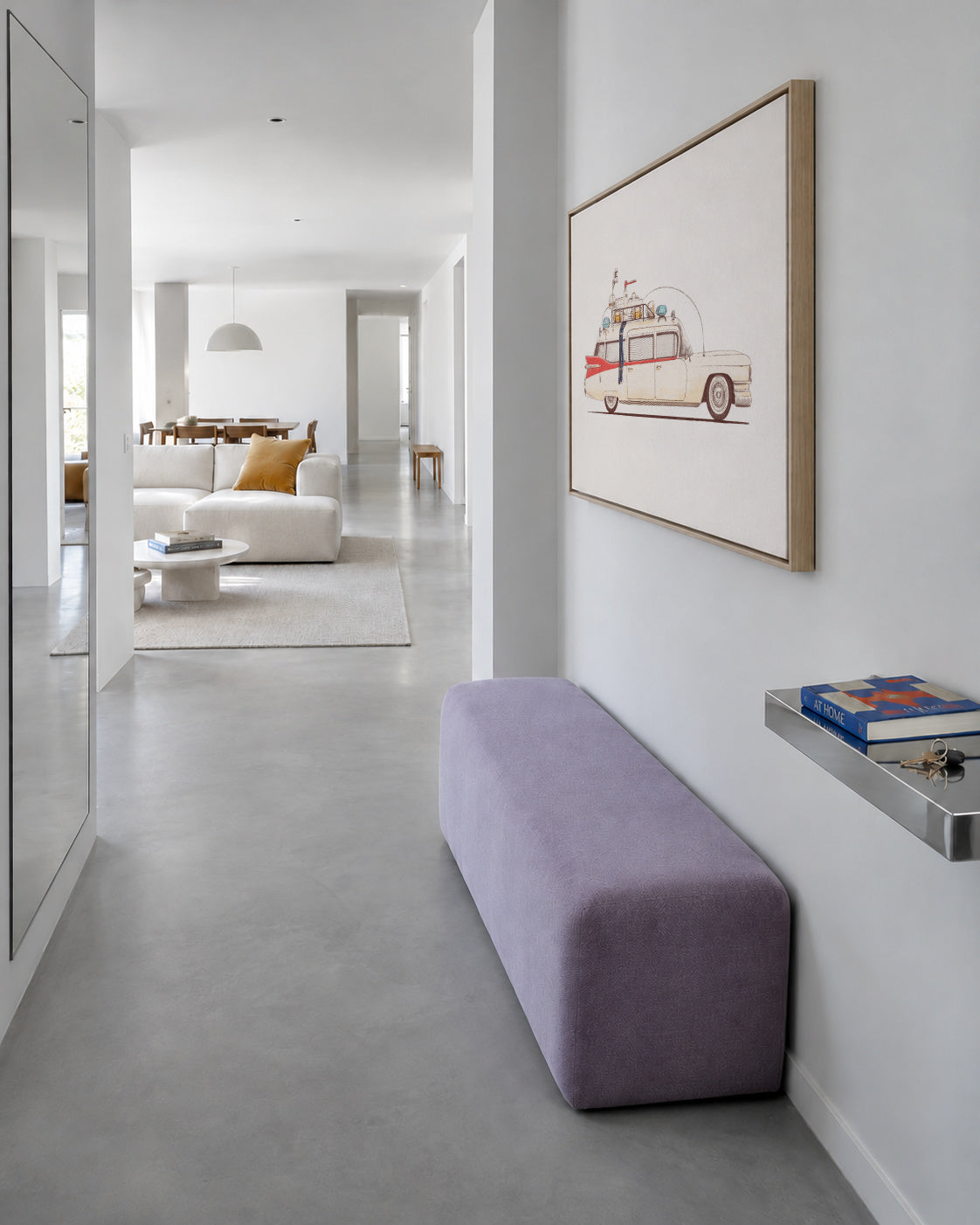 The anti ghost car - Framed canvas in an interior