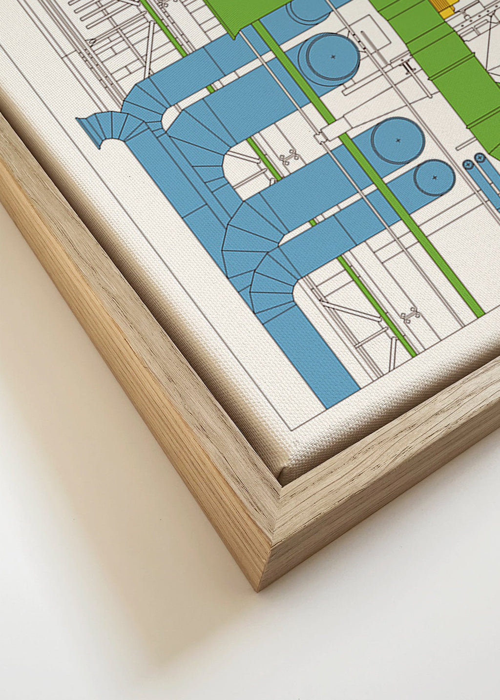City art Centre Pompidou, architectural diagram