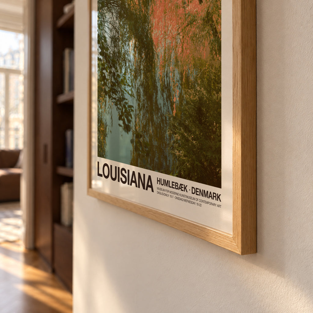 Louisiana - The Lake - Framed poster detail