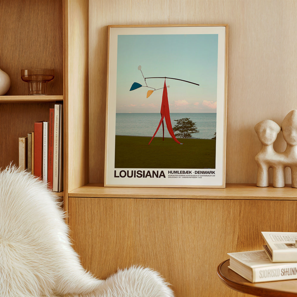Travel poster Louisiana sculptural mobile