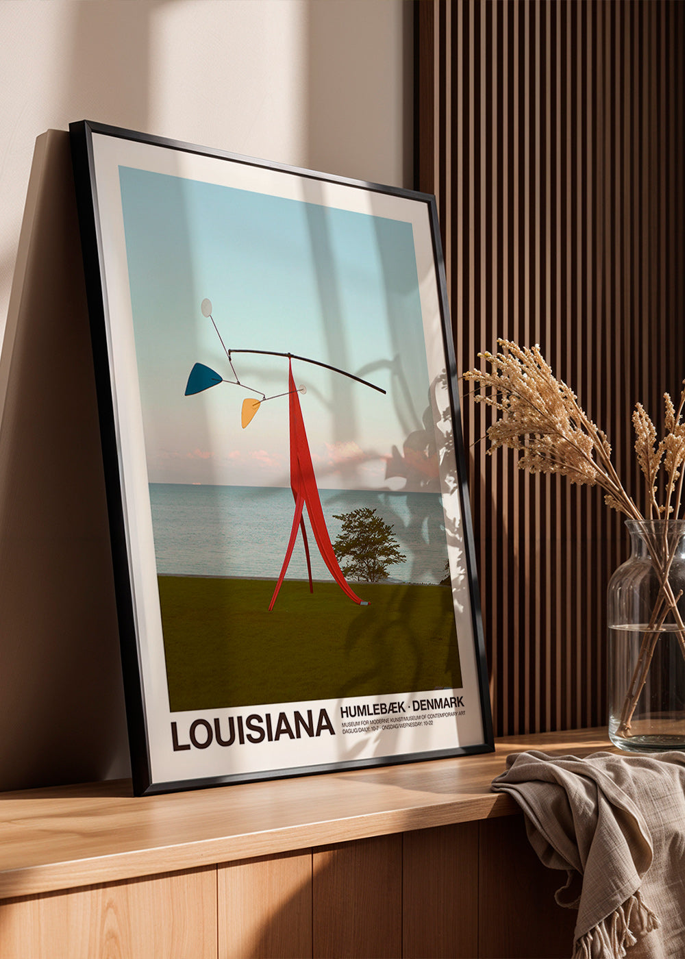 Travel poster Louisiana sculptural mobile
