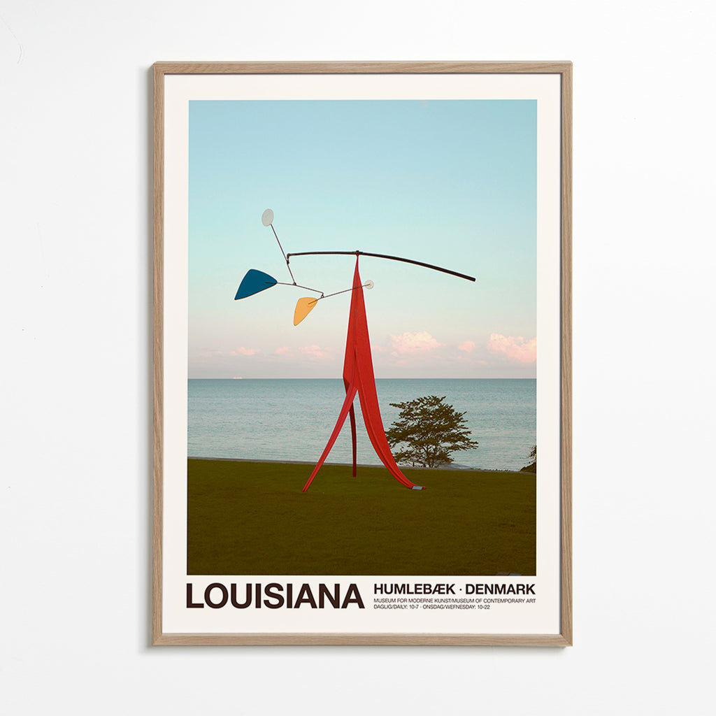 Travel poster Louisiana sculptural mobile