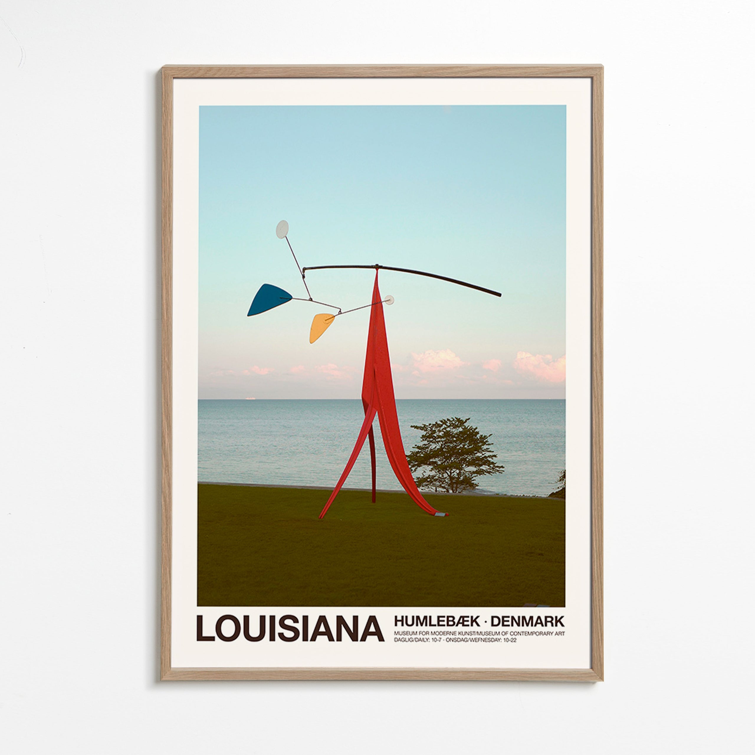 Travel poster Louisiana sculptural mobile