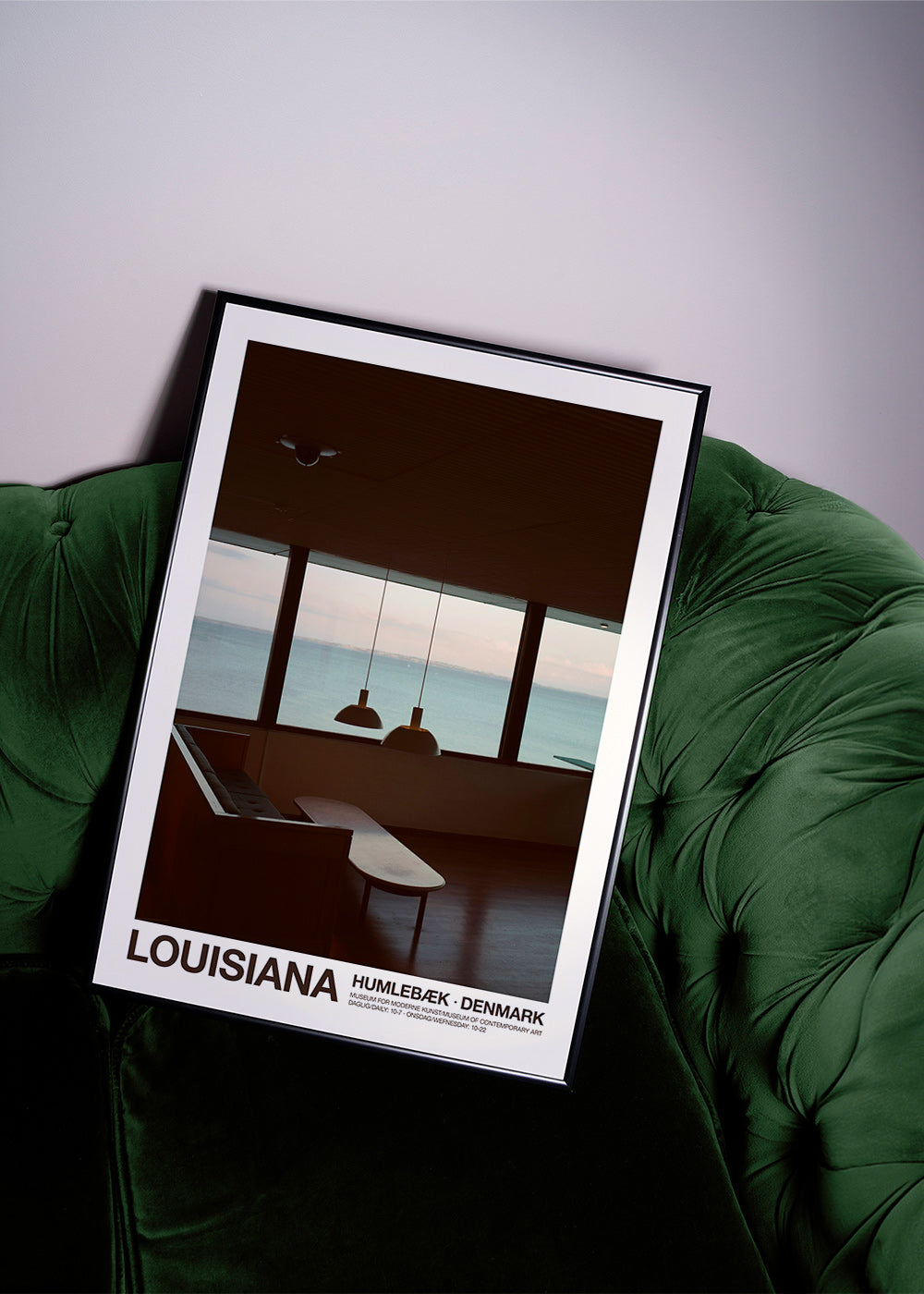 City art: Seaside view from interior