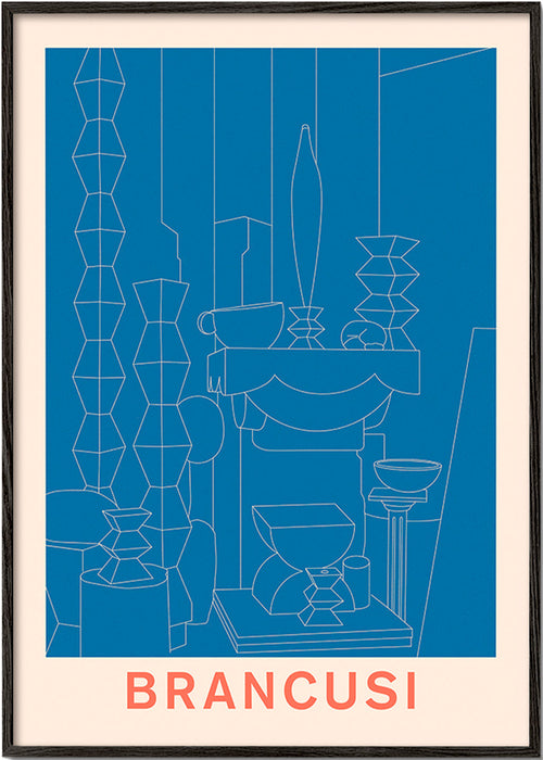 Geometric illustration Brancusi