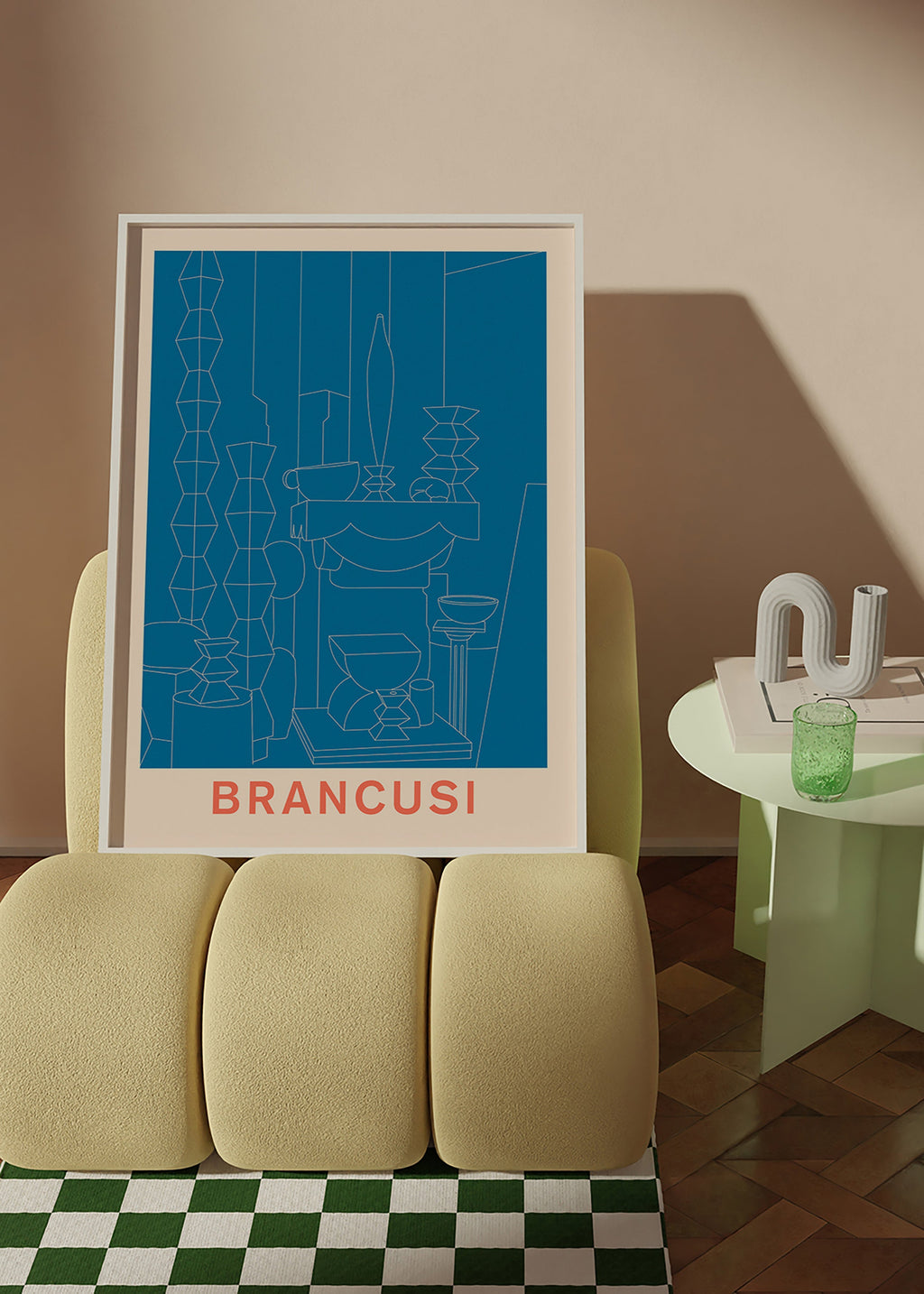 Geometric illustration Brancusi