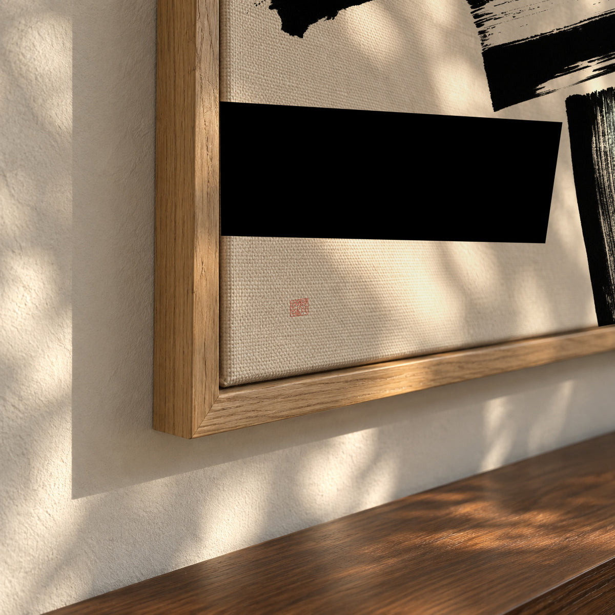 Equilibrium - Framed canvas detail