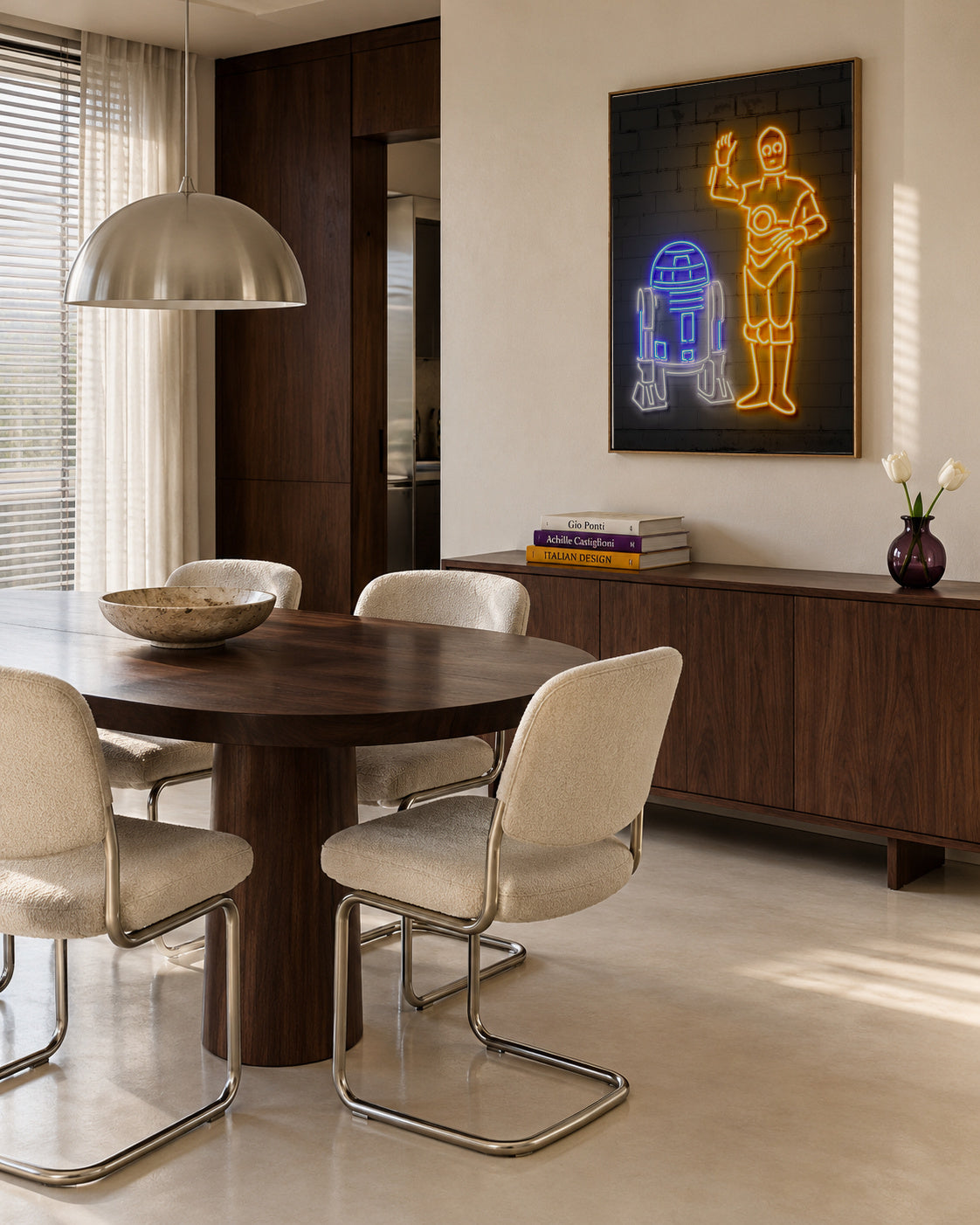 R2D2 CRPO - Framed canvas in an interior