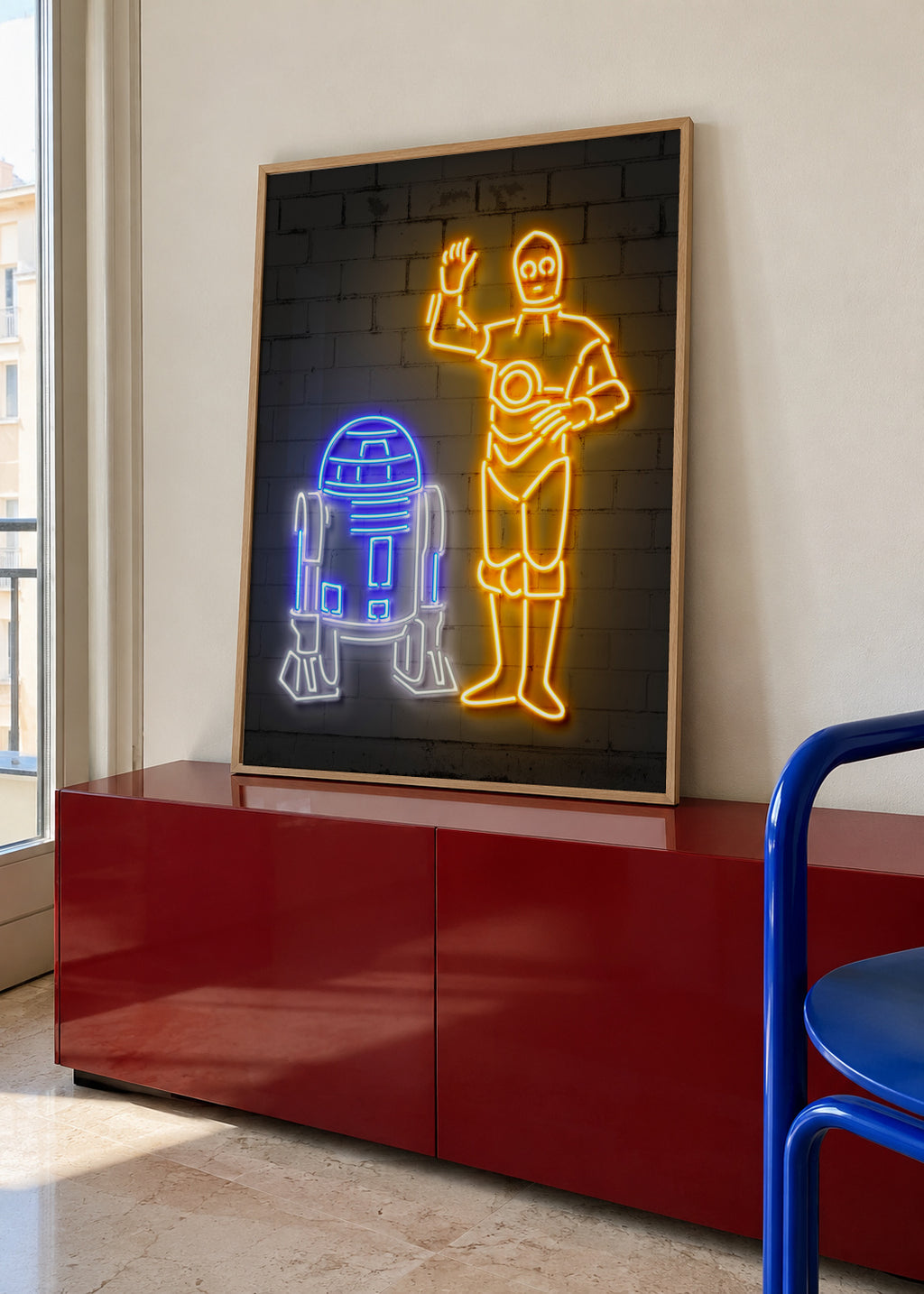 R2D2 CRPO - Framed poster in an interior