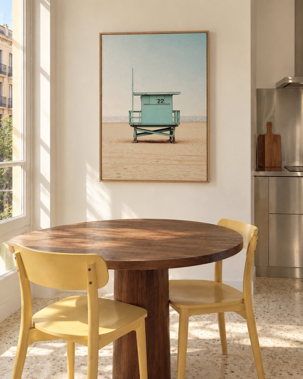 Tower 22 - Framed canvas in an interior