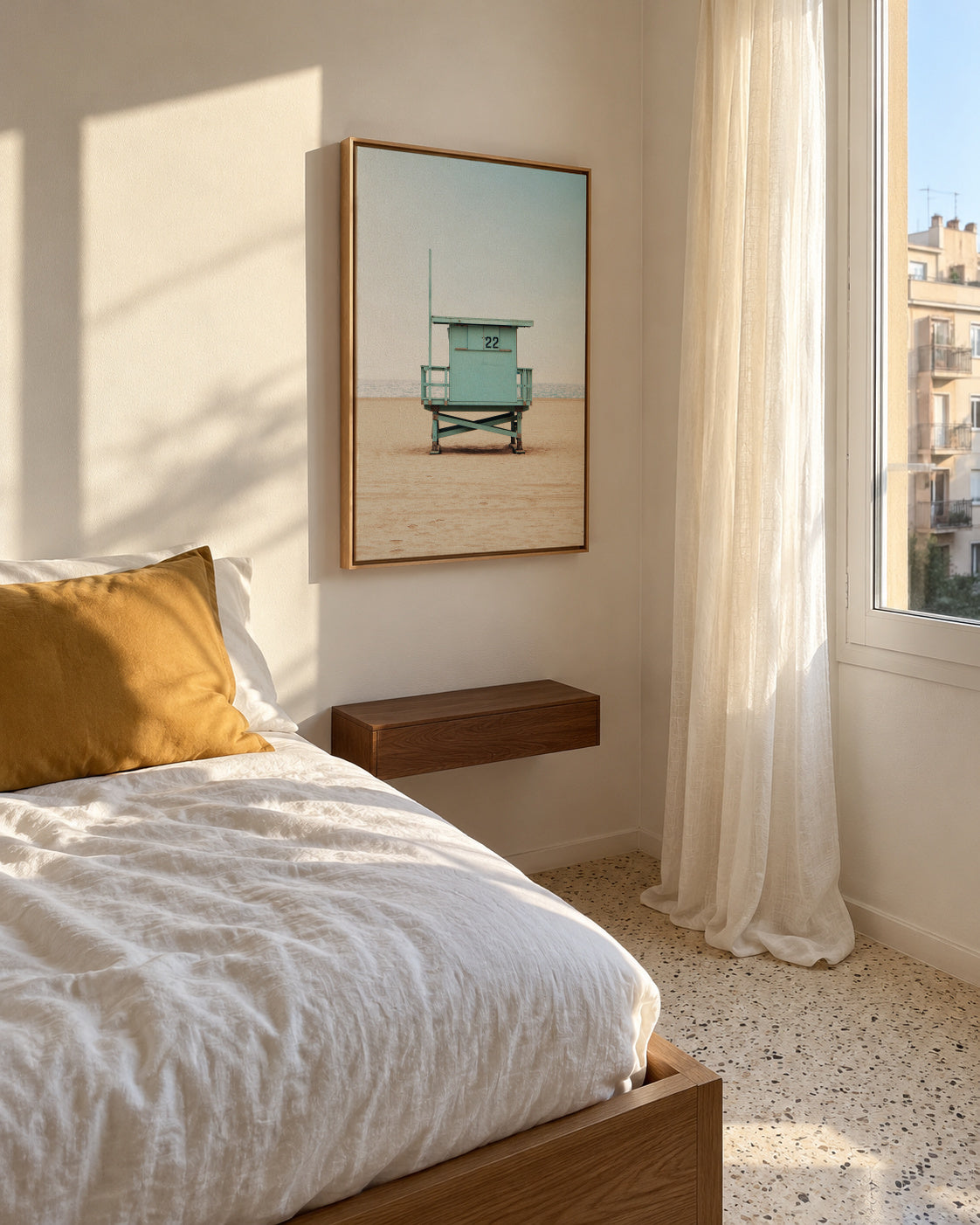 Tower 22 - Framed canvas in an interior