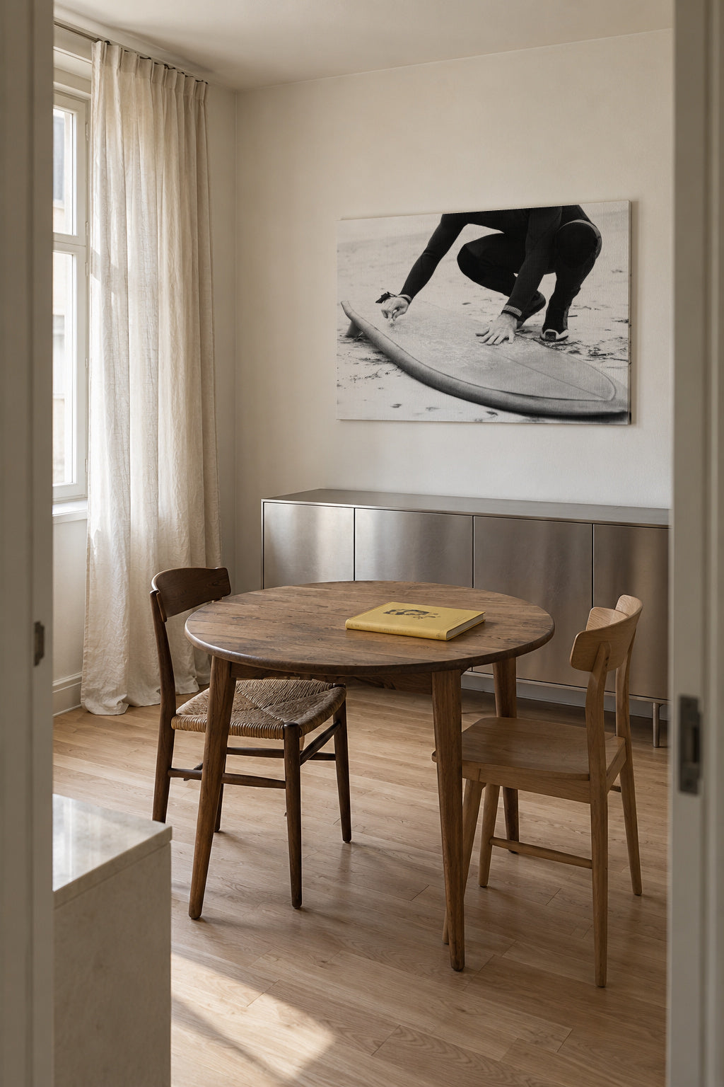 Time To Get Salty 3 - Unframed canvas in an interior