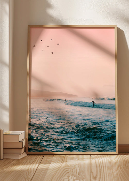 Sunset surf