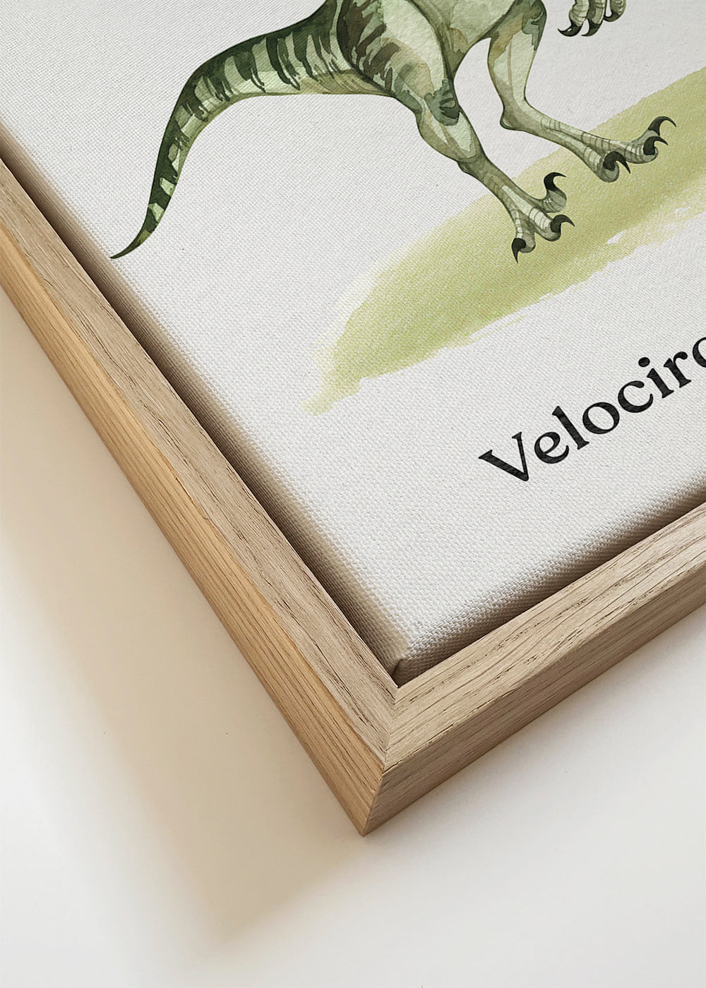 Artwork Velociraptor for kids