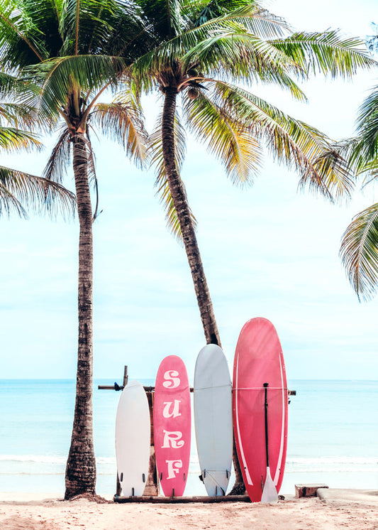Choose Your Surfboard in pink