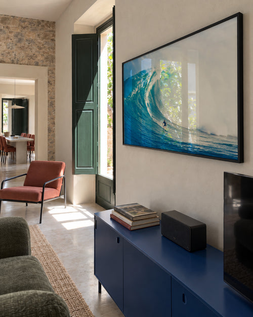 Wild Surf - Framed poster in an interior