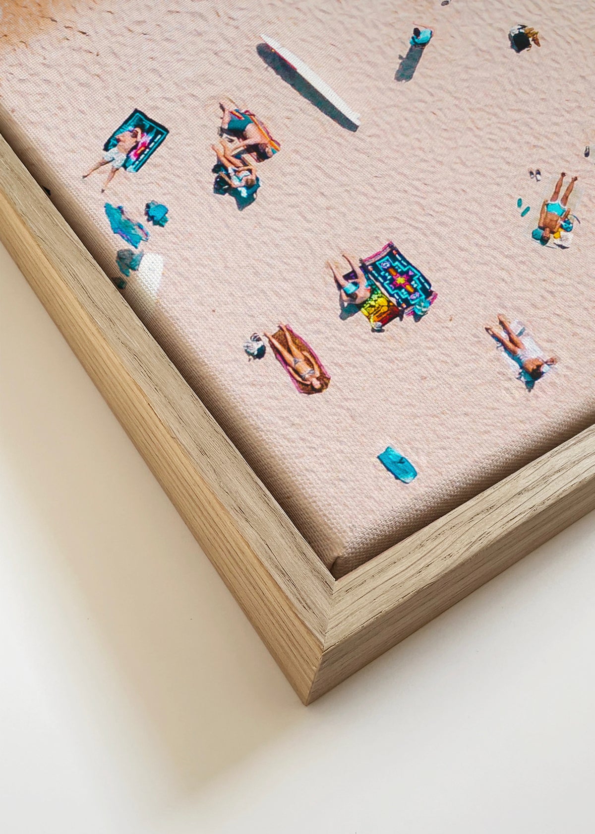 Beach Mood 3 - Framed canvas detail