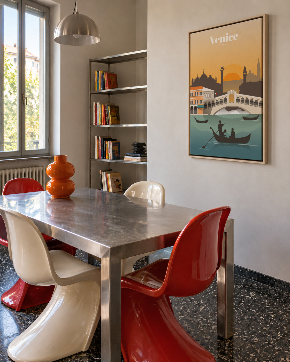 Travel to Venice - Framed canvas in an interior