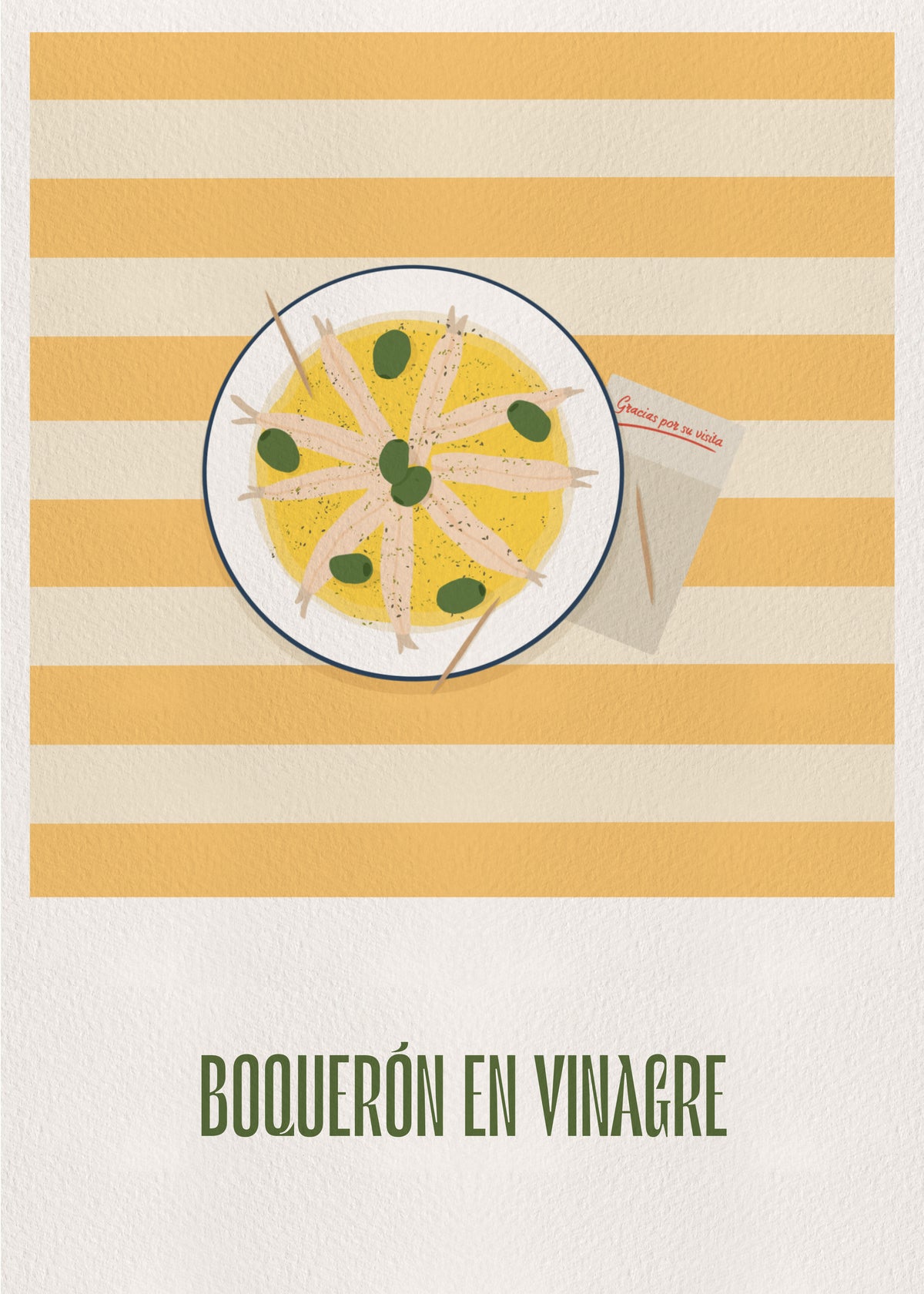 Boquerón en vinagre - Unframed art print