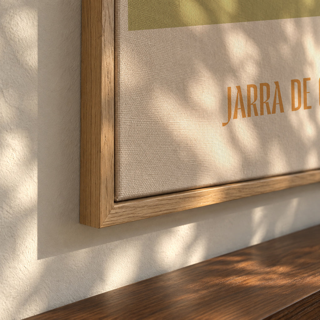 Jarra de cerveza - Framed canvas detail