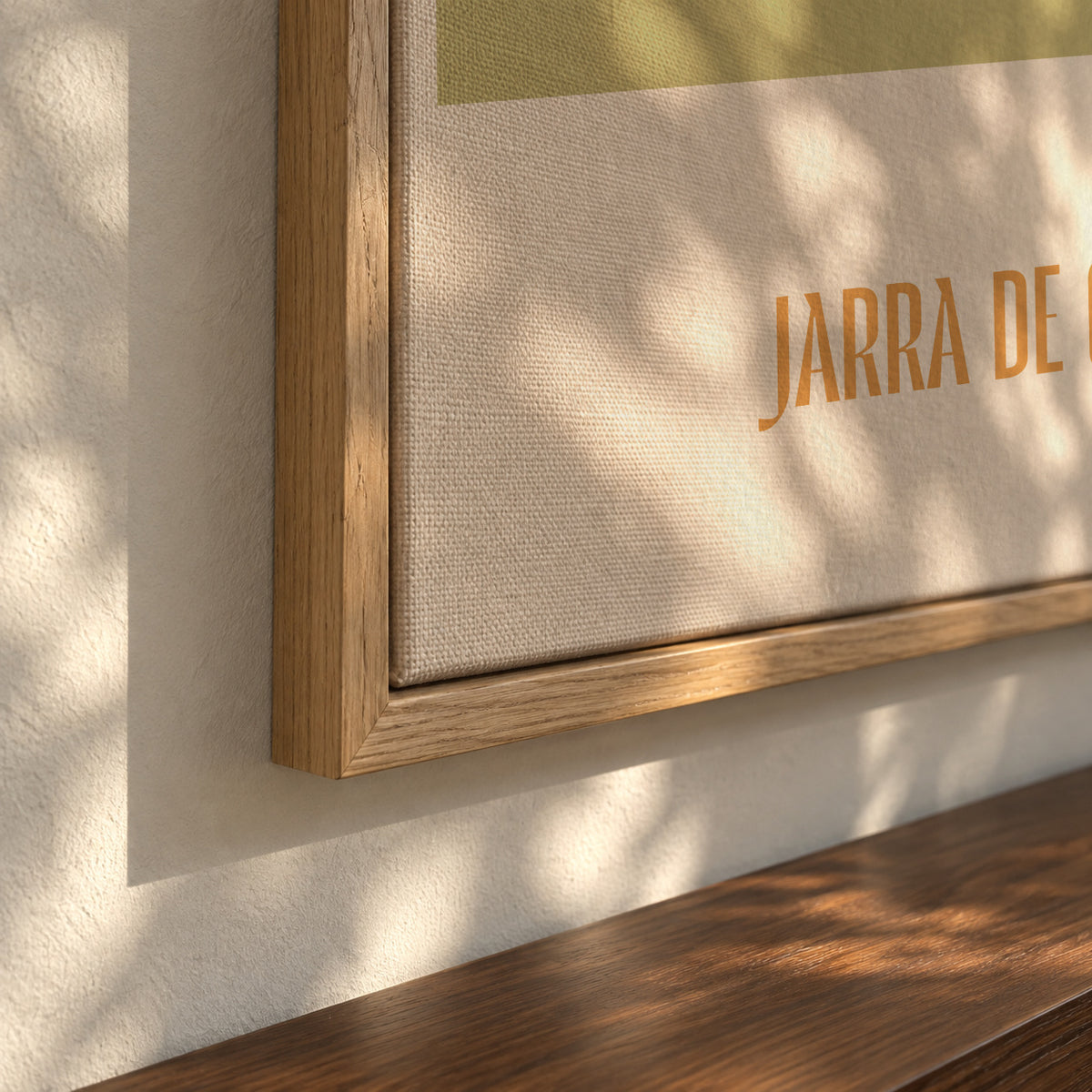 Jarra de cerveza - Framed canvas detail