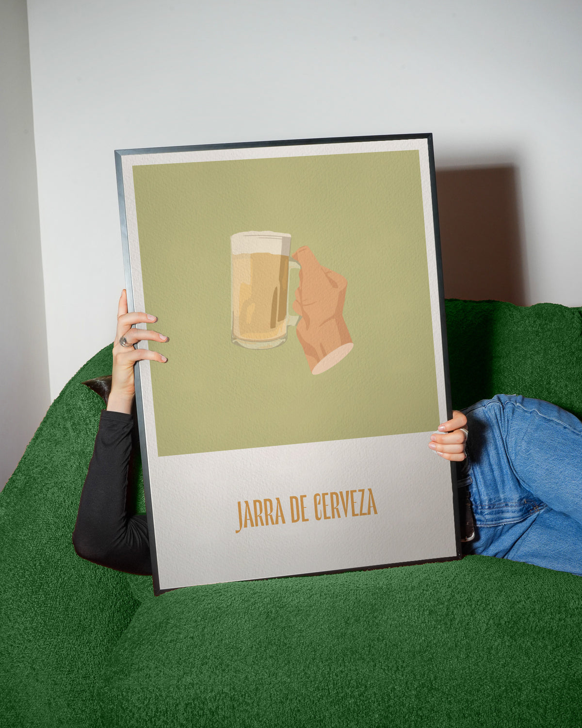 Jarra de cerveza - Framed poster detail