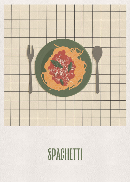 Spaghetti - Unframed art print