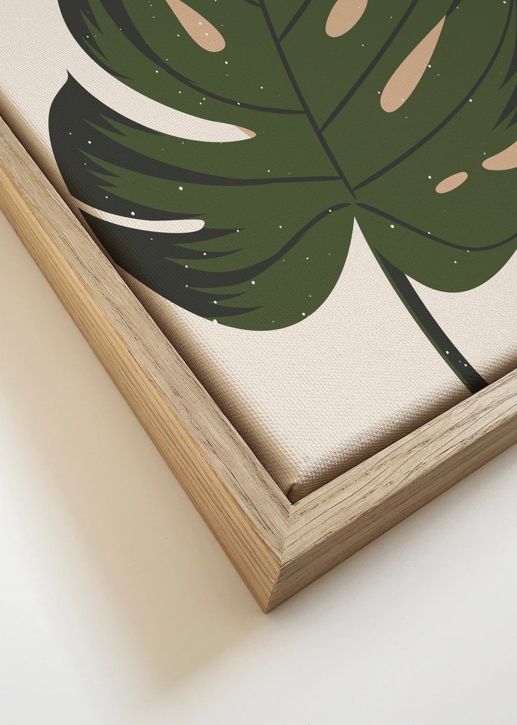 Abstract Botany3 - Framed canvas detail